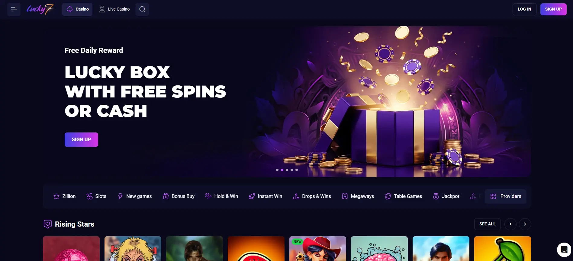 Lucky7Even Casino Review