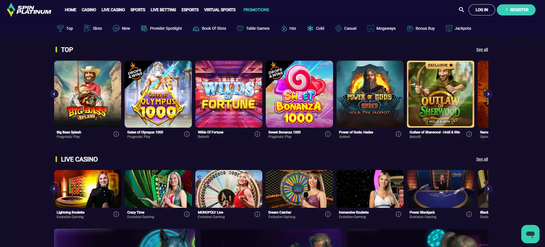 SpinPlatinum Casino